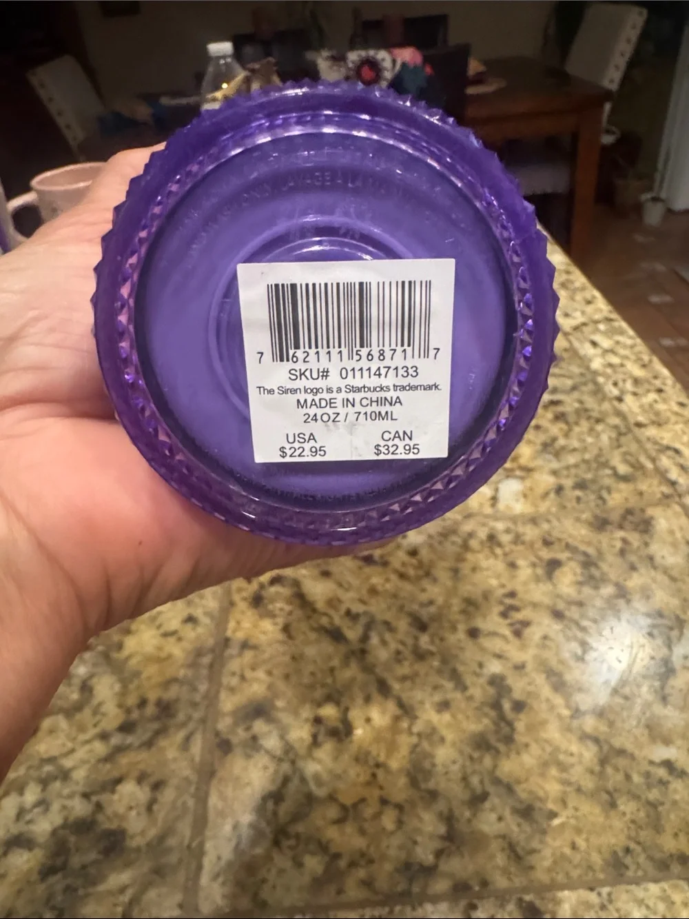 Starbucks Studded Tumbler in Purple